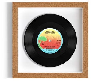 Joe Cocker & Jennifer Warnes "Up Where We Belong" Framed 7" Vinyl Record