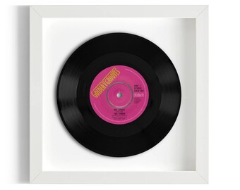 The Tymes "Ms Grace" Framed 7" Vinyl Record UK NUMBER ONE 19 Jan - 25 Jan 1975