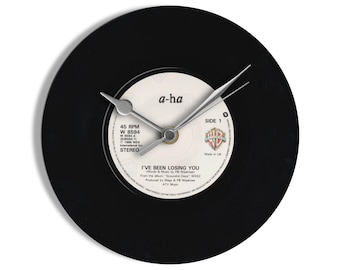 A-ha "I've Been Losing You" 7" Vinyl Record Wall Clock