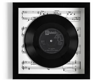 B Bumble and the Stingers "Nut Rocker" Framed 7" Vinyl Record UK NUMBER ONE 17 May - 23 May 1962