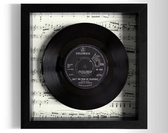 Herman's Hermits "Can't You Hear My Heartbeat" Framed 7" Vinyl Record