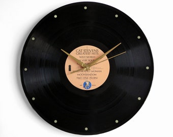 Cat Stevens "Greatest Hits" Vinyl Record Wall Clock