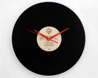 George Benson "In Your Eyes" Vinyl Record Wall Clock