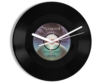 Nazareth "This Flight Tonight" 7" Vinyl Record Wall Clock
