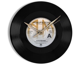 Elkie Brooks "Sunshine After The Rain" 7" Vinyl Record Wall Clock