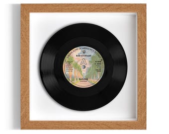 Rod Stewart "Sailing" Framed 7" Vinyl Record UK NUMBER ONE 31 Aug - 27 Sep 1975