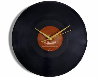 Usher "Burn" Vinyl Record Wall Clock