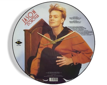 Jason Donovan "Another Night" 12" Vinyl Record Wall Clock