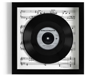 Dire Straits "Money For Nothing" Framed 7" Vinyl Record