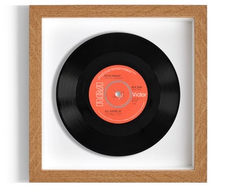 Elvis Presley "All Shook Up" Framed 7" Vinyl Record UK NUMBER ONE 12 Jul - 29 Aug 1957
