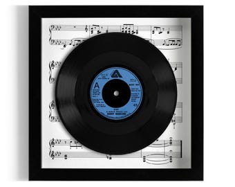 Barry Manilow "Stay" Framed 7" Vinyl Record