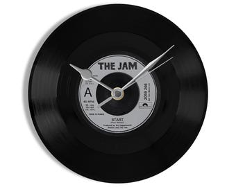 The Jam "Start" 7" Vinyl Record Wall Clock UK NUMBER ONE 31 Aug - 6 Sep 1980