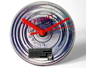 Space "Tin Planet" CD Clock