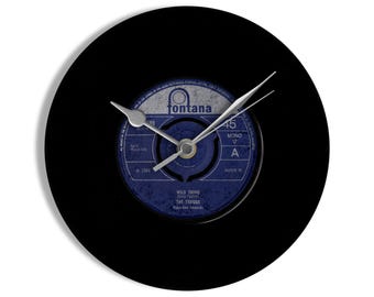 The Troggs "Wild Thing" 7" Vinyl Record Wall Clock
