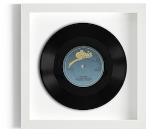 Shakin' Stevens "Oh Julie" Framed 7" Vinyl Record UK NUMBER ONE 24 Jan - 30 Jan 1982