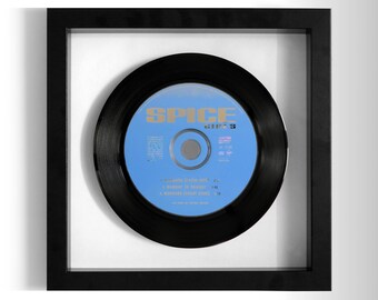 Spice Girls "Wannabe" Framed CD UK Number ONE 21 Jul - 7 Sep 1996