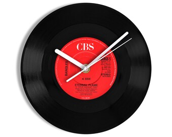Bangles "Eternal Flame" 7" Vinyl Record Wall Clock UK NUMBER ONE 9 Apr - 6 May 1989
