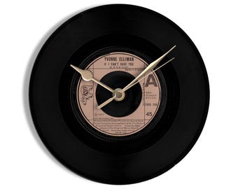 Yvonne Elliman "If I Can't Have You" 7" Vinyl Record Wall Clock