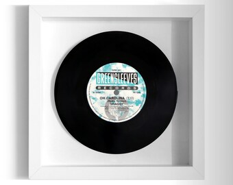 Shaggy "Oh Carolina" Framed 7" Vinyl Record UK NUMBER ONE 14 Mar - 27 Mar 1993