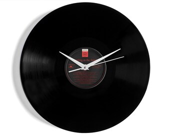 Level 42 "Running In The Family" 12" Vinyl Record Wall Clock
