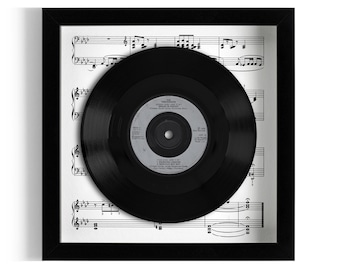 The Pretenders "Brass In Pocket" Framed 7" Vinyl Record UK NUMBER ONE 13 Jan - 26 Jan 1980