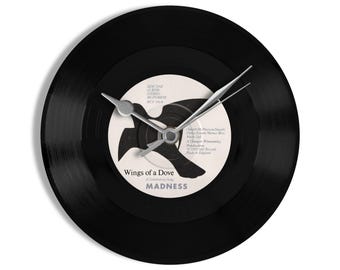Madness "Wings Of A Dove" 7" Vinyl Record Wall Clock