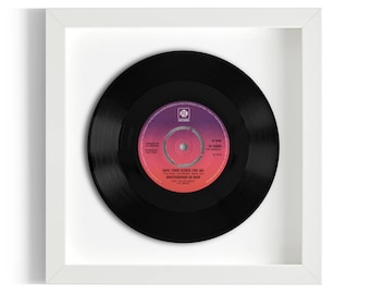 Brotherhood Of Man "Save Your Kisses For Me" Framed 7" Vinyl Record UK NUMBER ONE 21 Mar - 1 May 1976