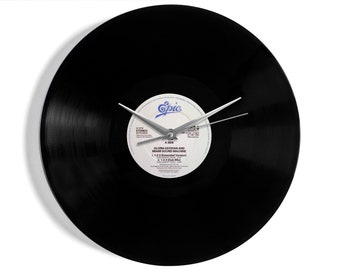 Gloria Estefan and Miami Sound Machine "1-2-3" Vinyl Record Wall Clock