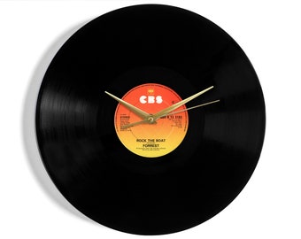 Forrest "Rock The Boat" Vinyl Record Wall Clock