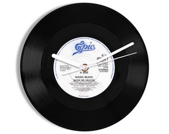 Maria McKee "Show Me Heaven" 7" Vinyl Record Wall Clock UK NUMBER ONE 23 Sep - 20 Oct 1990