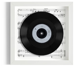 Falco "Rock Me Amadeus" Framed 7" Vinyl Record UK NUMBER ONE 4 May - 10 May 1986