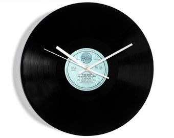 Jackie Wilson "Reet Petite (The Sweetest Girl In Town)" Vinyl Record Wall Clock UK NUMBER ONE 21 Dec 1986 - 17 Jan 1987