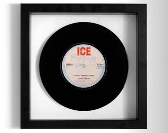 Eddy Grant "I Don't Wanna Dance" Framed 7" Vinyl Record