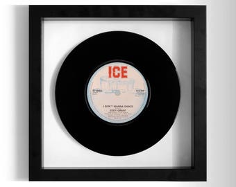 Eddy Grant "I Don't Wanna Dance" Framed 7" Vinyl Record UK NUMBER ONE 7 Nov - 27 Nov 1982