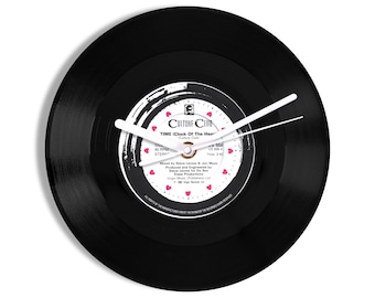 Culture Club "Time (Clock Of The Heart)" 7" Vinyl Record Wall Clock