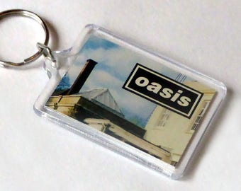 Oasis Keyring made from CD Booklets