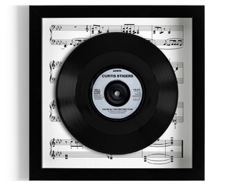 Curtis Stigers "You're All That Matters To Me" Framed 7" Vinyl Record