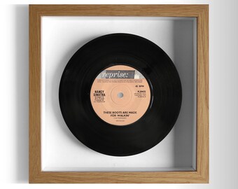 Nancy Sinatra "These Boots Are Made For Walkin'" Framed 7" Vinyl Record