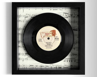 Wham! "Bad Boys" Framed 7" Vinyl Record