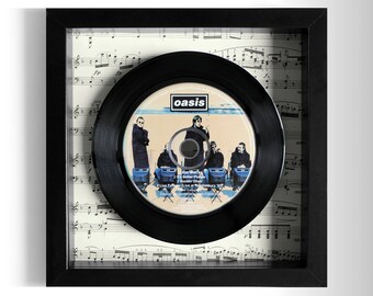 Oasis "Roll With It" Framed CD