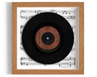 Adam And The Ants "Prince Charming" Framed 7" Vinyl Record UK NUMBER ONE 13 Sep - 10 Oct 1981