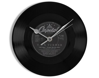 Tina Turner "The Best" 7" Vinyl Record Wall Clock