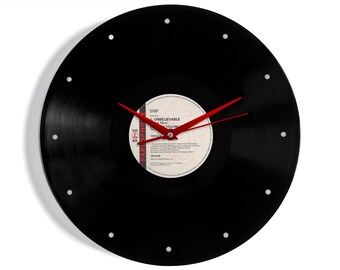 EMF "Unbelievable" 12" Vinyl Record Wall Clock