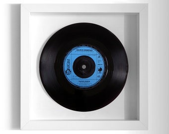 Marie Osmond "Paper Roses" Framed 7" Vinyl Record
