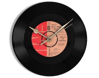 Gerry & The Pacemakers "You'll Never Walk Alone" 7" Vinyl Record Wall Clock UK NUMBER ONE 31 Oct - 27 Nov 1963