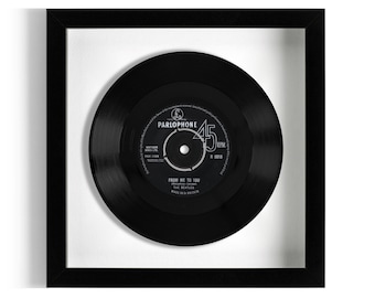 The Beatles "From Me To You" Framed 7" Vinyl Record UK NUMBER ONE 2 May - 19 Jun 1963