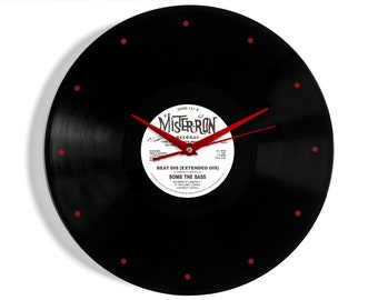 Bomb The Bass "Beat Dis" 12" Vinyl Record Wall Clock