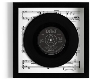 Bucks Fizz "Making Your Mind Up" Framed 7" Vinyl Record UK NUMBER ONE 12 Apr - 2 May 1981