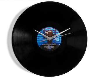 Gary Numan "White Boys And Heroes" 12" Vinyl Record Wall Clock