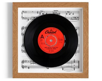 Dr Hook "When You're In Love With A Beautiful Woman" Framed 7" Vinyl Record UK NUMBER ONE 11 Nov - 1 Dec 1979
